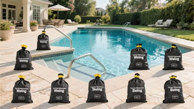 best pool step weight bags