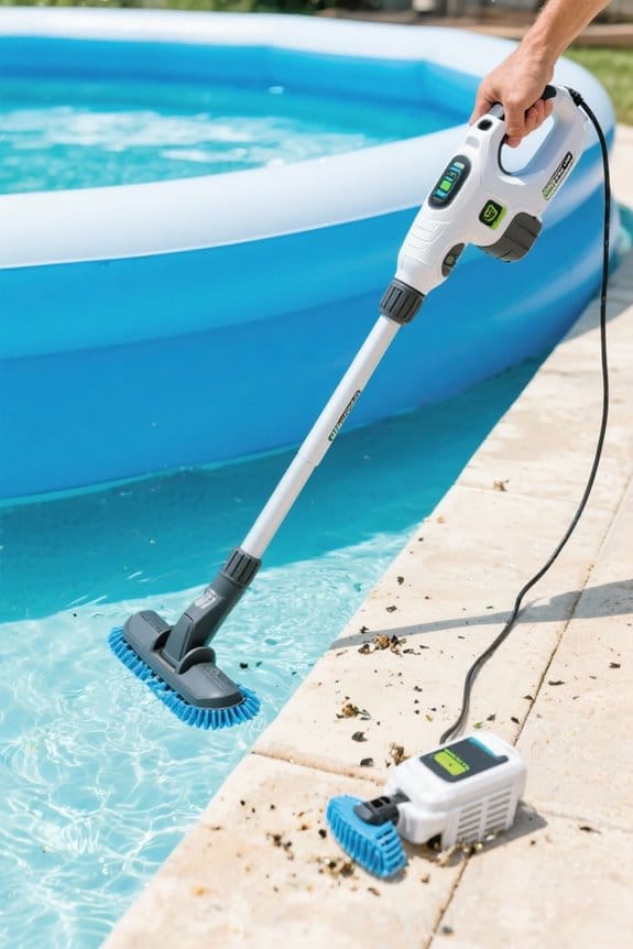 choosing inflatable pool vacuum