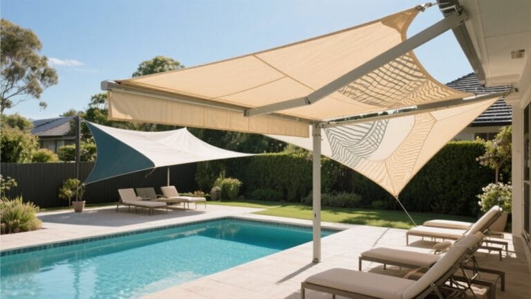 cool and stylish shade sails