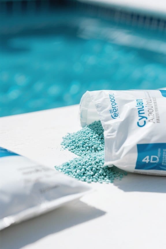 cyanuric acid stabilizer selection