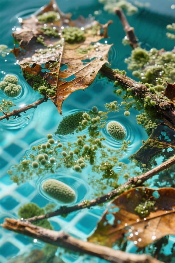 debris impacts pool chemistry