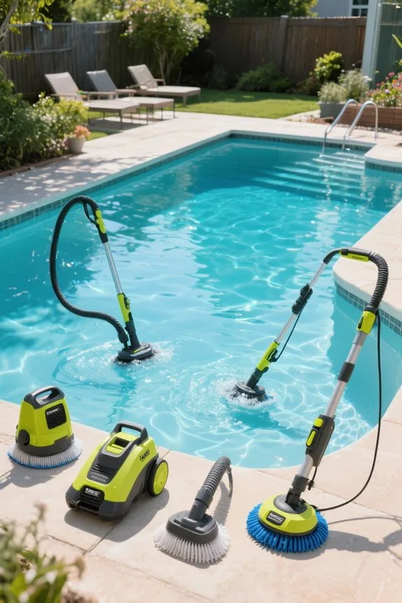 efficient cleaning for small pools