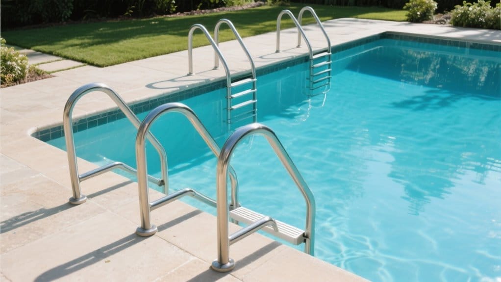 heavy duty pool ladder safety