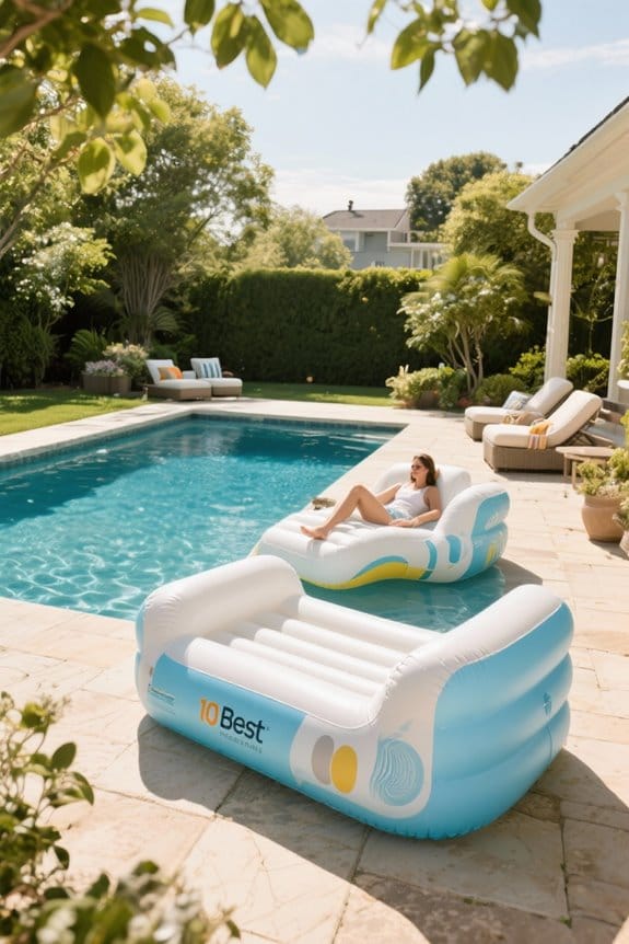 inflatable lounge pools selection