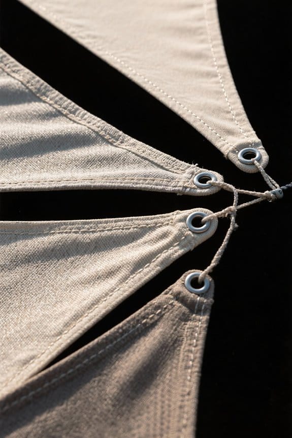 layered shade sail selection