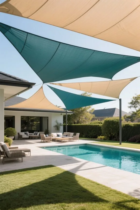 layering shade sails effectively