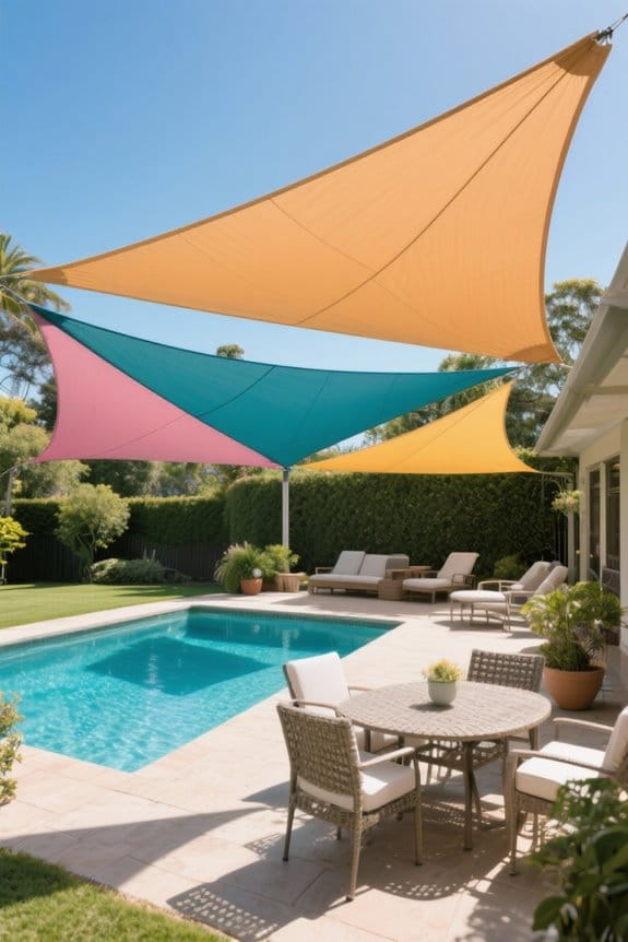 lightweight shade sails summer