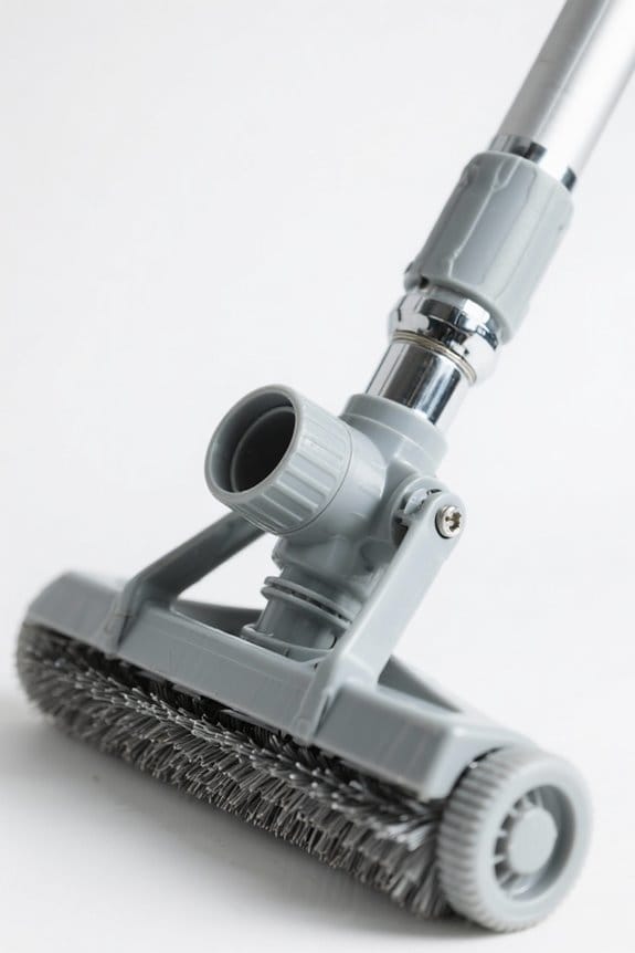 manual pool vacuum cleaning