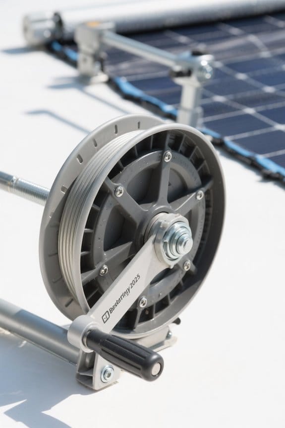 manual solar cover reel considerations