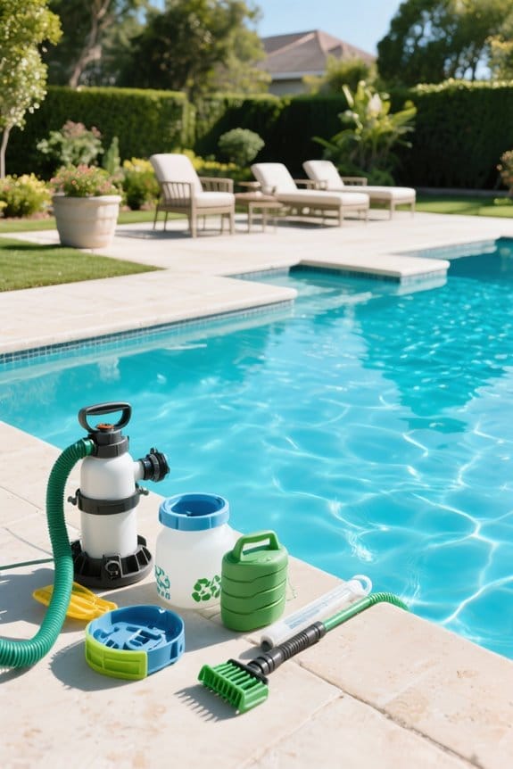 pool equipment waste management