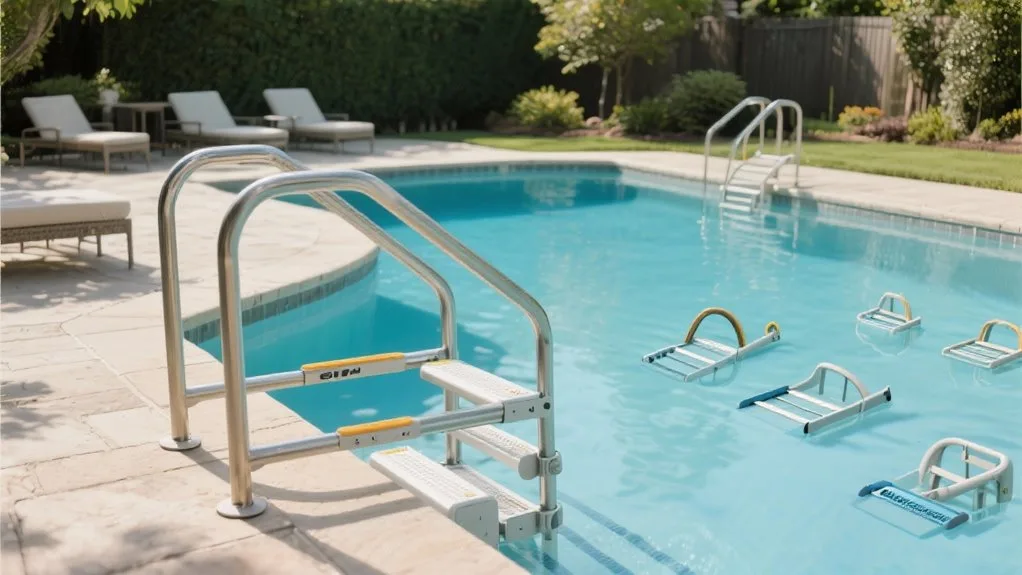 pool ladder safety upgrade