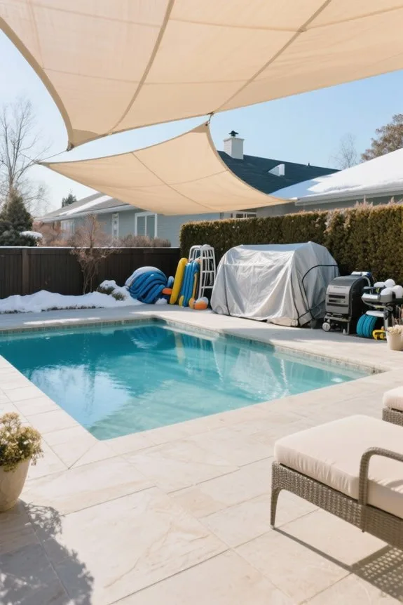 preparing pool gear winterization