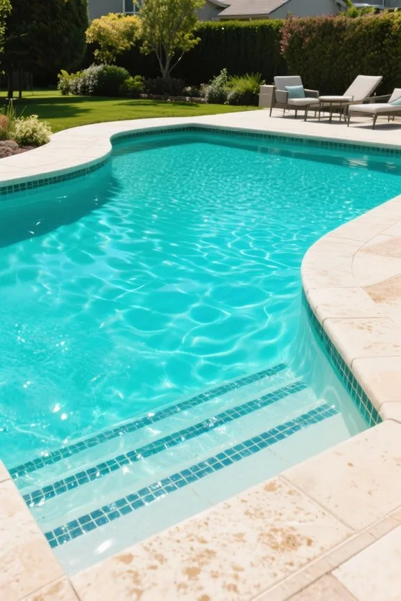 safe pool stain removal