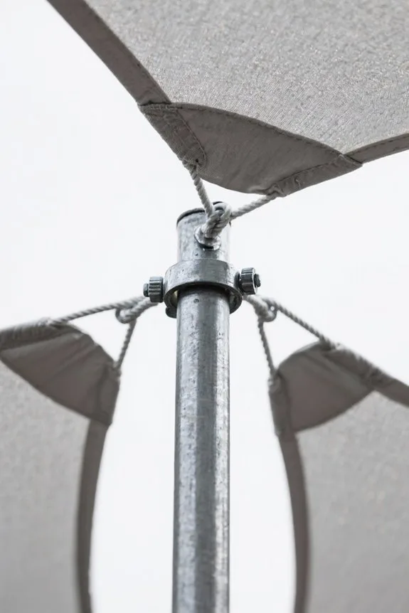 shade sail steel post selection