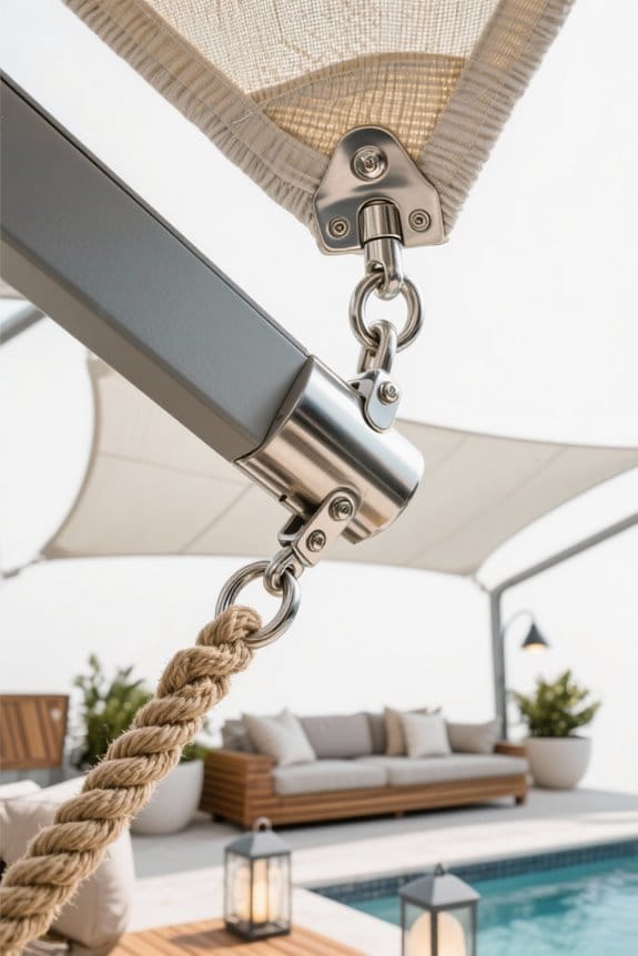 shade sails and accessories