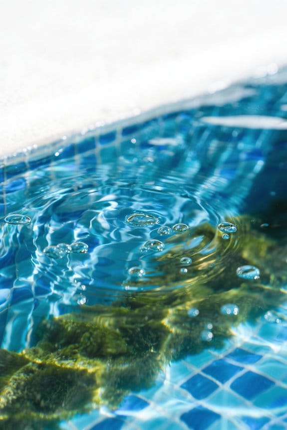 shaded pool algae management