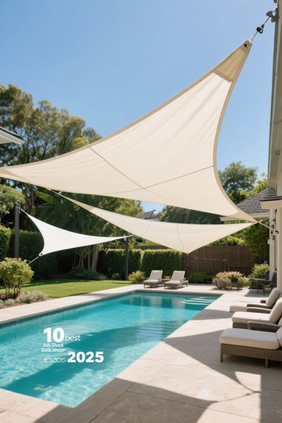 stylish and durable shade sails