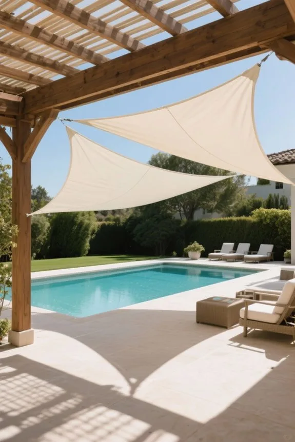 stylish outdoor sun protection
