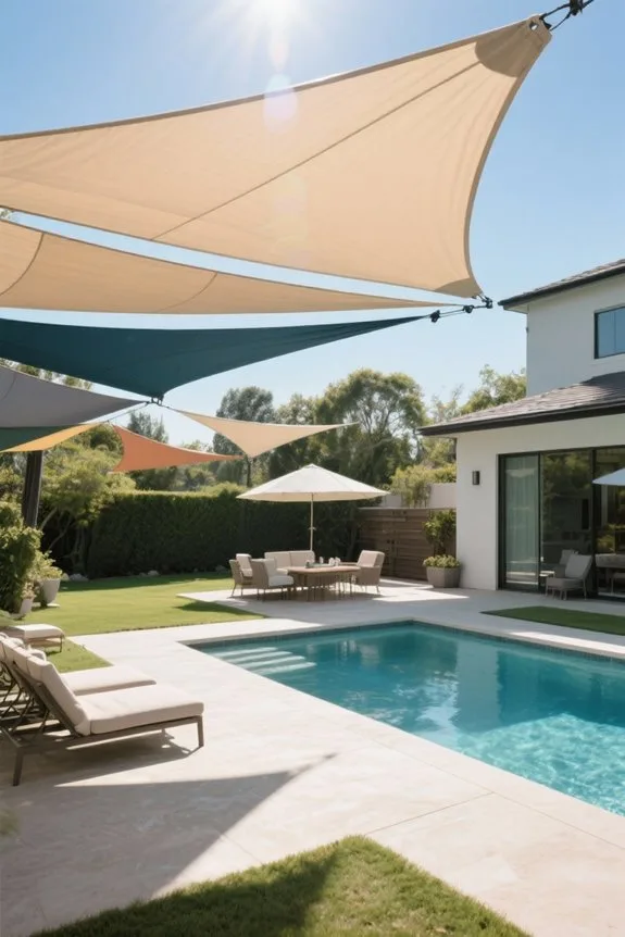 stylish outdoor sun protection
