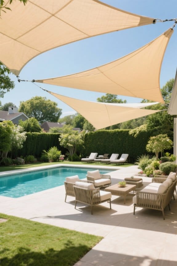 stylish outdoor sun protection