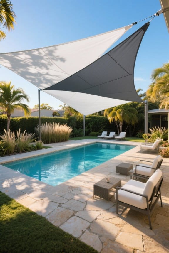 stylish shade solutions for pools