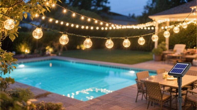 stylish solar string lights