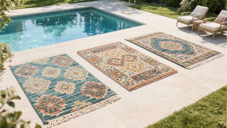 stylish weather resistant outdoor rugs