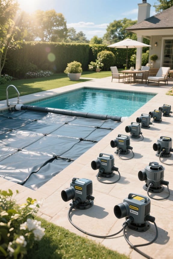 top pool cover pumps