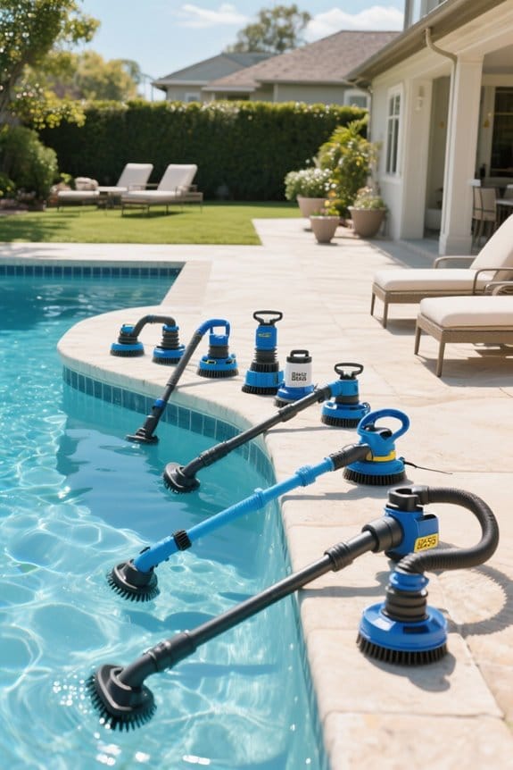 top pool vacuum heads
