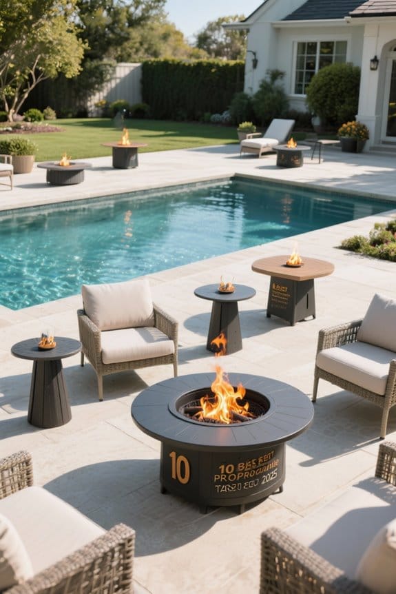 top rated fire pit tables
