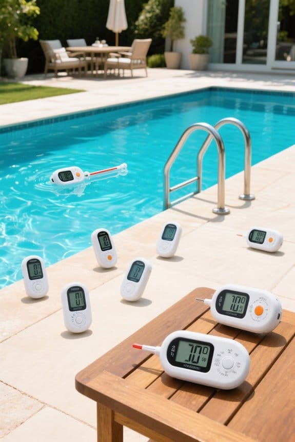 top waterproof pool thermometers