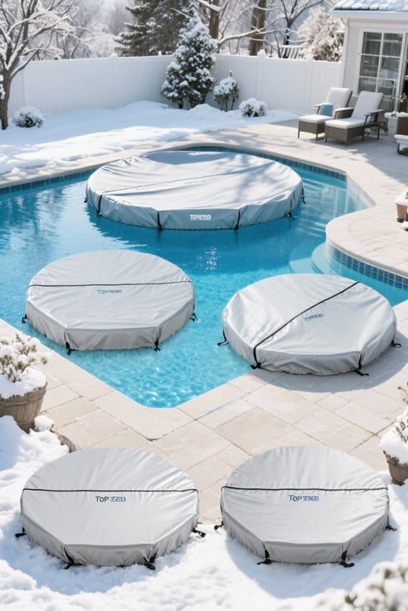 top winter pool covers