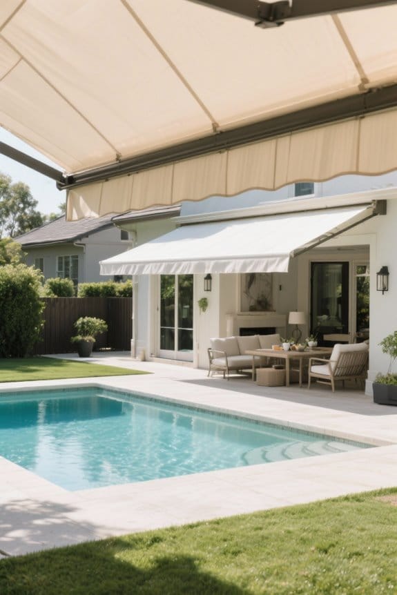 transforming patio with shade