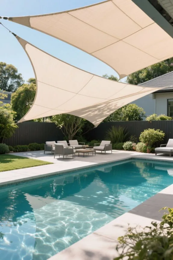 uv protection through shade sails