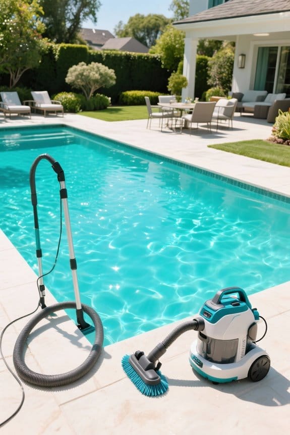 vacuuming pool manual vs automatic