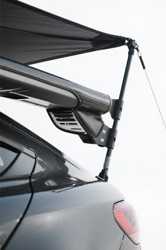 vehicle shade sail considerations