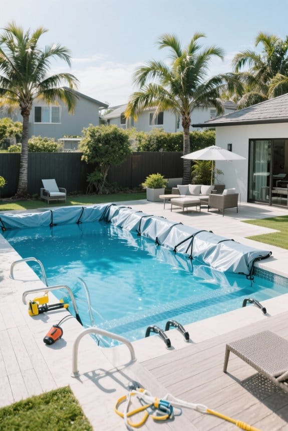 weatherproof your pool area