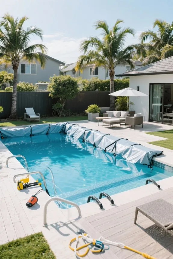 weatherproof your pool area