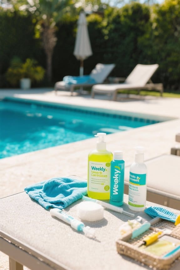 weekly pool maintenance routine