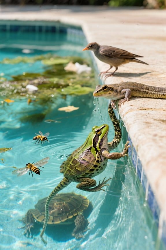 wildlife management around pools
